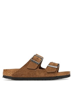 Klapki Birkenstock Arizona Sfb 1030865 Brązowy ze sklepu eobuwie.pl w kategorii Klapki damskie - zdjęcie 184252704