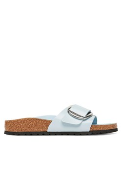 Birkenstock Klapki Madrid Big Buckle Hex 1030364 Błękitny ze sklepu MODIVO w kategorii Klapki damskie - zdjęcie 184253234