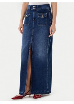 Guess Spódnica jeansowa W5YD63 D5QP3 Niebieski Regular Fit ze sklepu MODIVO w kategorii Spódnice - zdjęcie 184253244