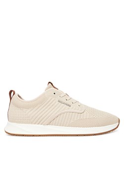 Tommy Hilfiger Sneakersy Newport 3D Premium FM0FM05527 Beżowy ze sklepu MODIVO w kategorii Buty sportowe męskie - zdjęcie 184253342