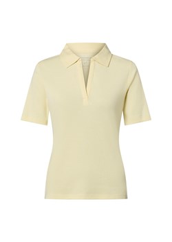 brookshire Damska koszulka polo Kobiety Bawełna żółty jednolity ze sklepu vangraaf w kategorii Bluzki damskie - zdjęcie 184253953