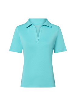 brookshire Damska koszulka polo Kobiety Bawełna turkusowy jednolity ze sklepu vangraaf w kategorii Bluzki damskie - zdjęcie 184253954