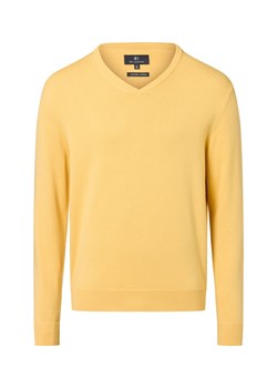 Nils Sundström Męski sweter Mężczyźni Bawełna kukurydziany jednolity ze sklepu vangraaf w kategorii Swetry męskie - zdjęcie 184253971