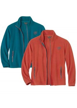 Zestaw 2 outdoorowych bluz z mikropolaru ze sklepu Atlas For Men w kategorii Bluzy męskie - zdjęcie 184254230