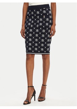 Fracomina Spódnica ołówkowa FR25WG4009K414F8 Granatowy Slim Fit ze sklepu MODIVO w kategorii Spódnice - zdjęcie 184257262