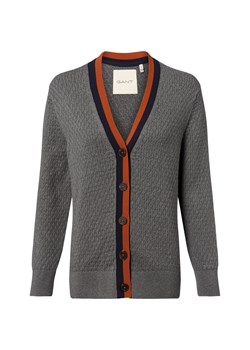 Gant Kardigan damski Kobiety Bawełna szary marmurkowy ze sklepu vangraaf w kategorii Swetry damskie - zdjęcie 184257732