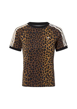 adidas Originals Koszulka damska - Cali Kobiety Bawełna brązowy wzorzysty ze sklepu vangraaf w kategorii Bluzki damskie - zdjęcie 184257733