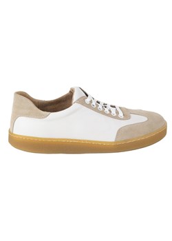 WASAK Buty męskie barefoot minimalistyczne skórzane 0248W białe ze sklepu ButyModne.pl w kategorii Półbuty męskie - zdjęcie 184258441