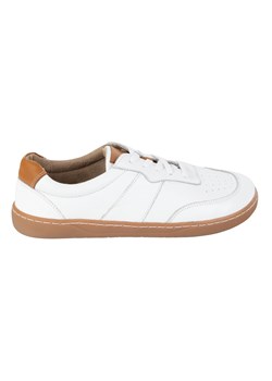 Olivier Buty Damskie Barefoot Skóra Minimalistyczne Szerokie Aria Białe ze sklepu ButyModne.pl w kategorii Mokasyny męskie - zdjęcie 184258442
