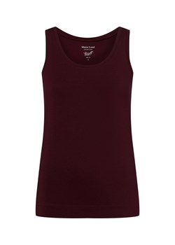 Marie Lund Top damski Kobiety Bawełna bakłażanowy jednolity ze sklepu vangraaf w kategorii Bluzki damskie - zdjęcie 184258962