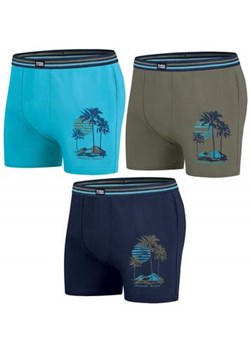 Zestaw 3 par bokserek ze stretchem Oasis ze sklepu Atlas For Men w kategorii Majtki męskie - zdjęcie 184259000