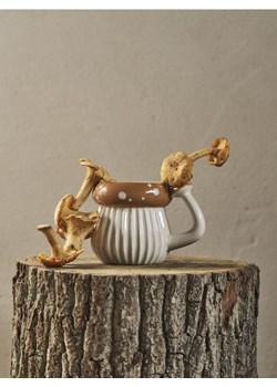 Sinsay - Ceramiczny kubek z uchem w kształcie grzybka - wielobarwny ze sklepu Sinsay w kategorii Kubki - zdjęcie 184259170