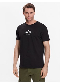 Alpha Industries T-Shirt Basic 118533 Czarny Regular Fit - id: 0000302287000 - marki Alpha Industries - 184259384 Alpha Industries T-Shirt Basic 118533 Czarny Regular Fit ze sklepu MODIVO w kategorii T-shirty męskie - zdjęcie 184259384