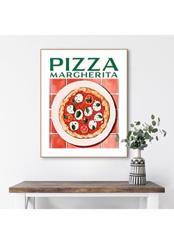 Orangewallz Druk artystyczny &quot;Pizza Margherita&quot; w ramce ze sklepu Limango Polska w kategorii Obrazy - zdjęcie 184259734
