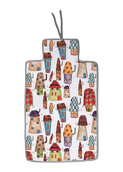 The Wild Hug Koc "House" w kolorze białym ze wzorem do przewijania - 60 x 40 cm ze sklepu Limango Polska w kategorii Tekstylia - zdjęcie 184259762