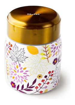 Ibili Kubek termiczny &quot;Leaves&quot; w kolorze żółtym - 500 ml ze sklepu Limango Polska w kategorii Kubki termiczne - zdjęcie 184260031