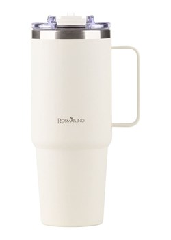 ROSMARINO Kubek termiczny &quot;MegaCup&quot; w kolorze kremowym - 900 ml ze sklepu Limango Polska w kategorii Kubki termiczne - zdjęcie 184260401