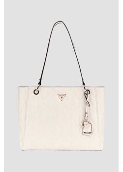 GUESS Biała damska torebka Aldina ze sklepu outfit.pl w kategorii Torby Shopper bag - zdjęcie 184260864