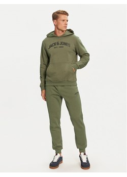 Jack&Jones Dres Josh 12271632 Zielony Regular Fit ze sklepu MODIVO w kategorii Dresy męskie - zdjęcie 184261024