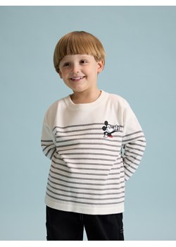 Reserved - Sweter Mickey Mouse - złamana biel ze sklepu Reserved w kategorii Swetry chłopięce - zdjęcie 184261484