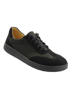 Barefoot skórzane minimalistyczne półbuty męskie czarny Helios Komfort 830 ze sklepu ulubioneobuwie w kategorii Półbuty męskie - zdjęcie 184261532