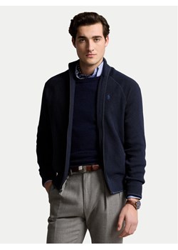 Polo Ralph Lauren Kardigan 710941093001 Granatowy Regular Fit ze sklepu MODIVO w kategorii Swetry męskie - zdjęcie 184261623