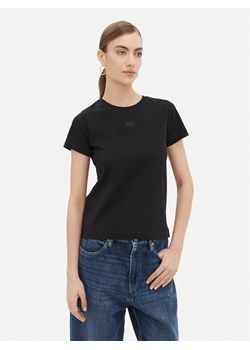 PINKO T-Shirt Bussolotto 100355 Czarny Regular Fit ze sklepu MODIVO w kategorii Bluzki damskie - zdjęcie 184261642