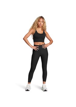 Damskie legginsy treningowe Under Armour Meridian Rib Ankle Leg - czarne ze sklepu Sportstylestory.com w kategorii Spodnie damskie - zdjęcie 184264034