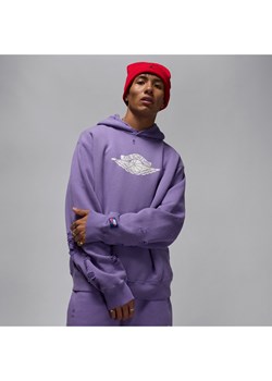 Męska dzianinowa bluza z kapturem Jordan Rare Air - Fiolet ze sklepu Nike poland w kategorii Bluzy męskie - zdjęcie 184264282
