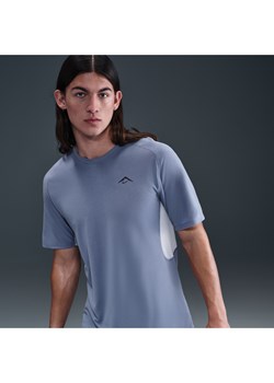 Męska koszulka z krótkim rękawem do biegania Dri-FIT ADV Nike Solar Chase - Niebieski ze sklepu Nike poland w kategorii T-shirty męskie - zdjęcie 184264343