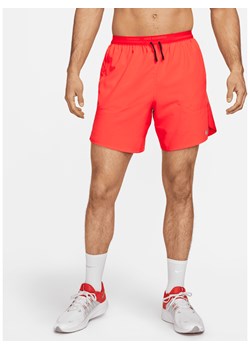 Męskie spodenki do biegania z wszytą bielizną 18 cm Nike Dri-FIT Stride - Czerwony ze sklepu Nike poland w kategorii Spodenki męskie - zdjęcie 184264443