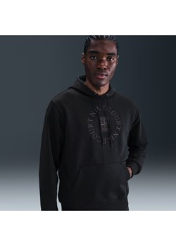 Męska bluza z kapturem do tenisa z dzianiny dresowej Dri-FIT NikeCourt Heritage - Czerń ze sklepu Nike poland w kategorii Bluzy męskie - zdjęcie 184264471