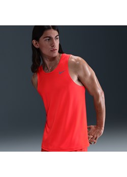 Męska koszulka bez rękawów do biegania Dri-FIT Nike Miler - Czerwony ze sklepu Nike poland w kategorii T-shirty męskie - zdjęcie 184264520