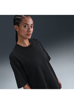 Damski T-shirt z krótkim rękawem o kroju oversize Nike Sportswear - Czerń ze sklepu Nike poland w kategorii Bluzki damskie - zdjęcie 184264553