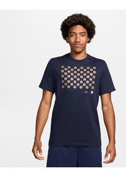 Męski T-shirt do koszykówki Nike USA - Niebieski ze sklepu Nike poland w kategorii T-shirty męskie - zdjęcie 184264680