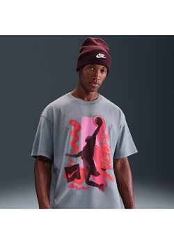 Męski T-shirt do koszykówki Max90 Nike - Szary ze sklepu Nike poland w kategorii T-shirty męskie - zdjęcie 184264700
