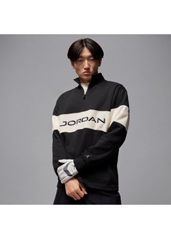 Męska bluza do golfa z zamkiem 1/4 Dri-FIT Jordan Sport - Czerń ze sklepu Nike poland w kategorii Bluzy męskie - zdjęcie 184264702
