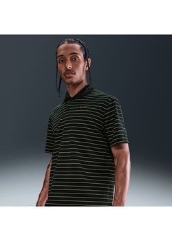 Męska koszulka polo do golfa w paski Nike Dri-FIT Victory - Zieleń ze sklepu Nike poland w kategorii T-shirty męskie - zdjęcie 184264724