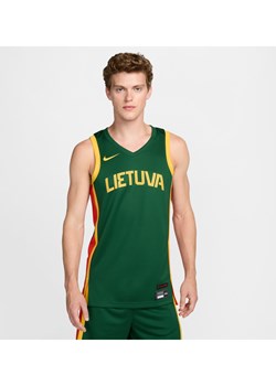 Męska koszulka do koszykówki Nike Litwa Limited (wersja wyjazdowa) - Zieleń ze sklepu Nike poland w kategorii T-shirty męskie - zdjęcie 184264891