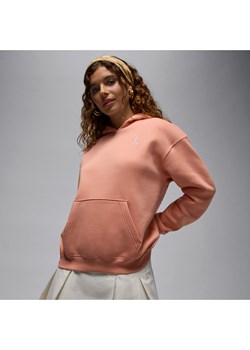 Damska bluza z kapturem Jordan Brooklyn Fleece - Pomarańczowy ze sklepu Nike poland w kategorii Bluzy damskie - zdjęcie 184265042