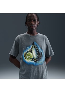 Męski T-shirt do koszykówki Nike - Szary ze sklepu Nike poland w kategorii T-shirty męskie - zdjęcie 184265094