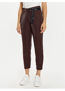 Liu Jo Sport Spodnie materiałowe TF4260 J4751 Brązowy Regular Fit ze sklepu MODIVO w kategorii Spodnie damskie - zdjęcie 184268051
