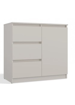 Kaszmirowa komoda z 3 szufladami K3-C75 ze sklepu Edinos.pl w kategorii Komody - zdjęcie 184268574
