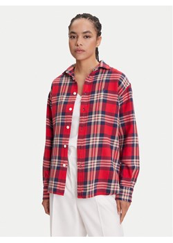 Polo Ralph Lauren Koszula 211A95156004 Czerwony Relaxed Fit ze sklepu MODIVO w kategorii Koszule damskie - zdjęcie 184269373