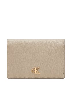 Calvin Klein Etui na karty kredytowe Min Monogram 6cc Flap Cardcase LV04F1063G Brązowy ze sklepu MODIVO w kategorii Etui - zdjęcie 184269380