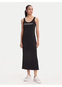 Emporio Armani Underwear Sukienka codzienna EW000494 AF10881 UC001 Czarny Regular Fit ze sklepu MODIVO w kategorii Sukienki - zdjęcie 184269420