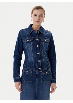 Guess Kurtka jeansowa W5YN49 D5QP4 Granatowy Regular Fit ze sklepu MODIVO w kategorii Kurtki damskie - zdjęcie 184269442