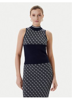 Guess Sweter W3YR26 Z37K0 Granatowy Regular Fit ze sklepu MODIVO w kategorii Swetry damskie - zdjęcie 184269444