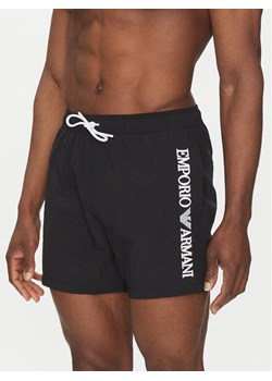 Emporio Armani Underwear Szorty kąpielowe EM000583 AF12330 UC001 Czarny Regular Fit ze sklepu MODIVO w kategorii Kąpielówki - zdjęcie 184271580