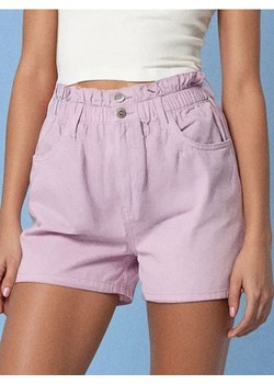 Sinsay - Szorty paperbag high waist - fioletowy - id: 0393U-34J - marki Sinsay - 184276612 Sinsay - Szorty paperbag high waist - fioletowy ze sklepu Sinsay w kategorii Szorty - zdjęcie 184276612